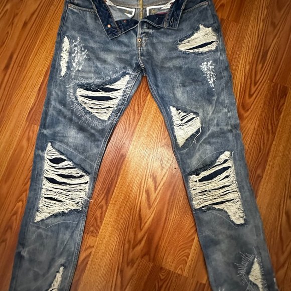 Evisu x Mrdr Bravado Denim Jeans - Picture 2 of 4